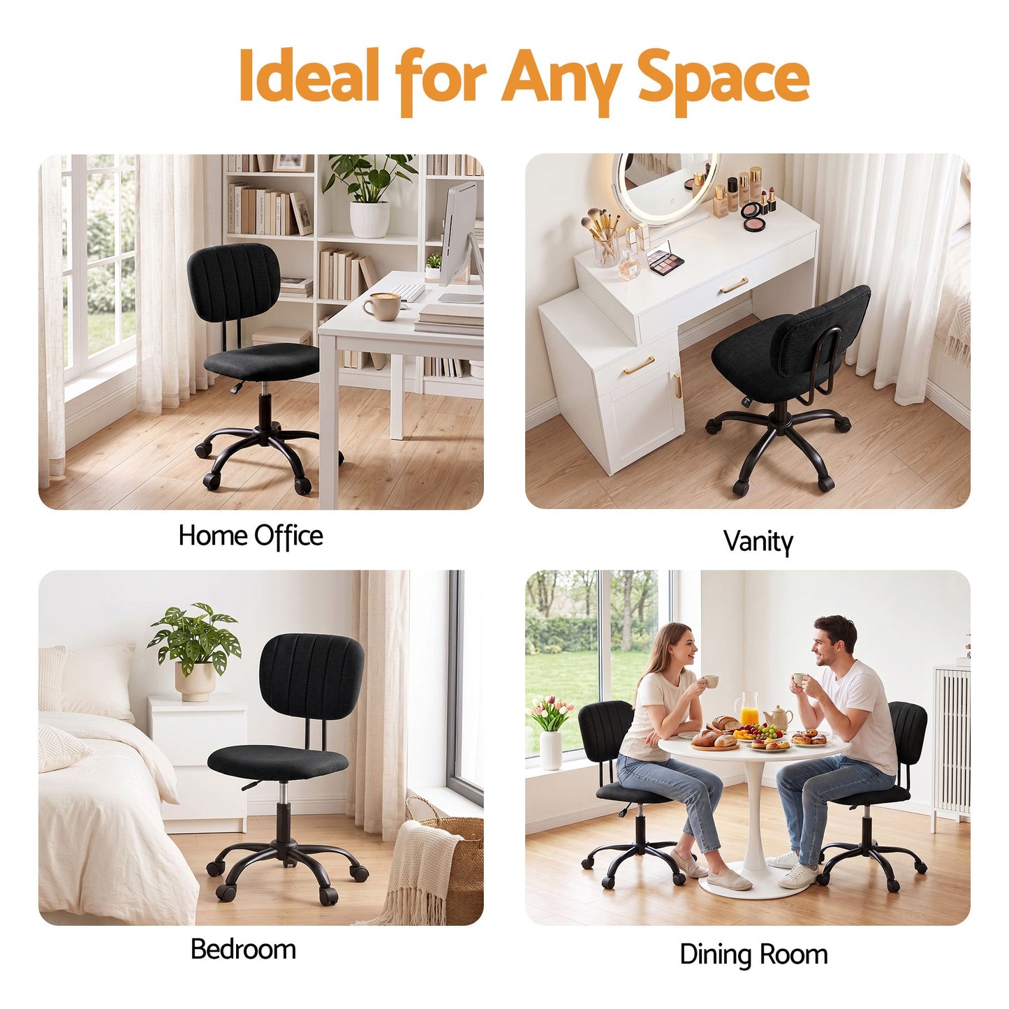 Artiss Office Desk & Chair Set 120cm Computer Desk Shelves for Home Office Study