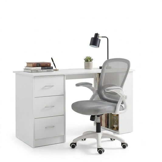 Artiss Desk & Chair Set 120cm - White/Grey