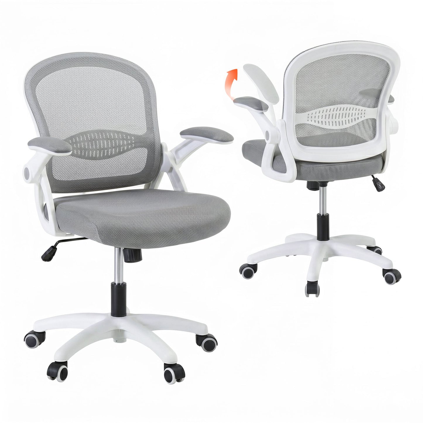 Artiss Desk & Chair Set 120cm - White/Grey