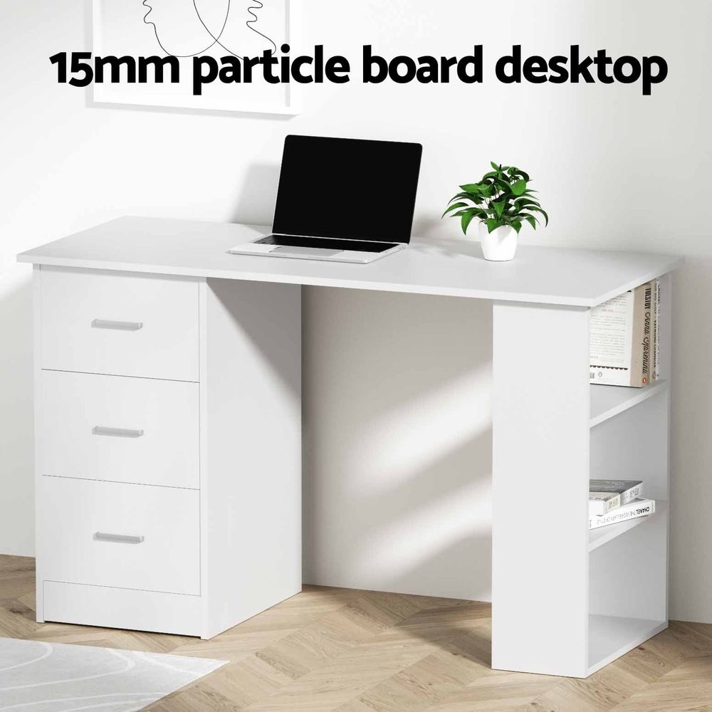 Artiss Desk & Chair Set 120cm - White/Grey