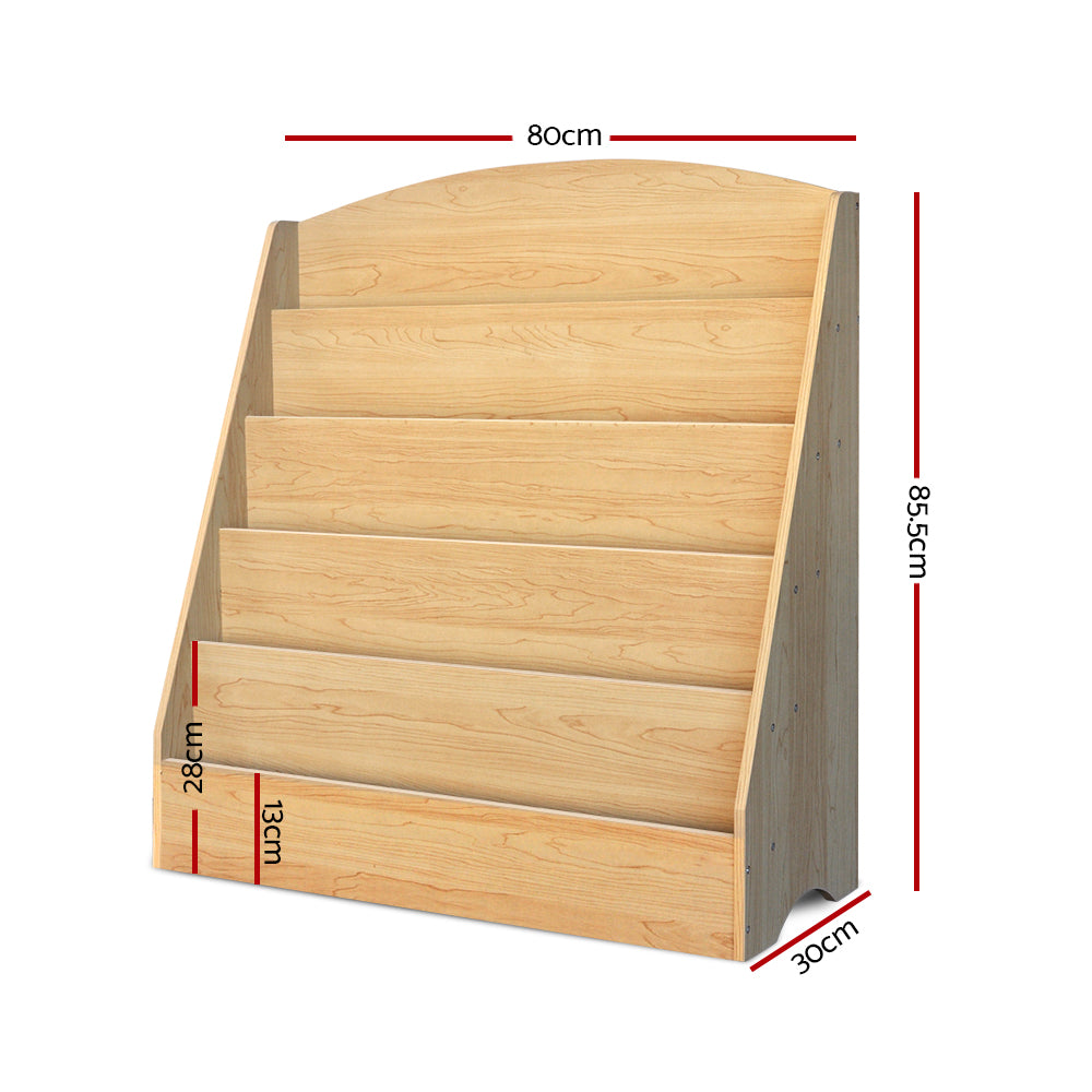 Kids Bookshelf Oak