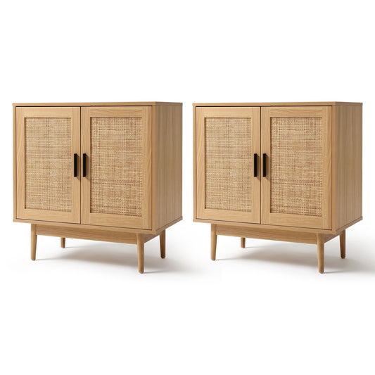 Artiss 2x Buffet Sideboard Cabinet Pantry Storage BRIONY