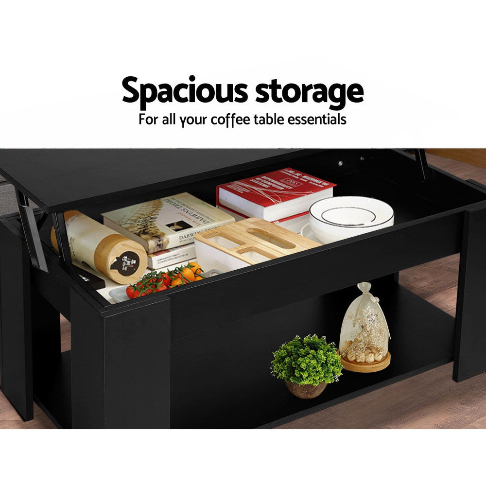 Lift-top Coffee Table Black