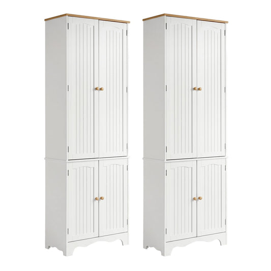 Artiss 2x Buffet Sideboard Pantry Cabinet Storage Shelves BERNE