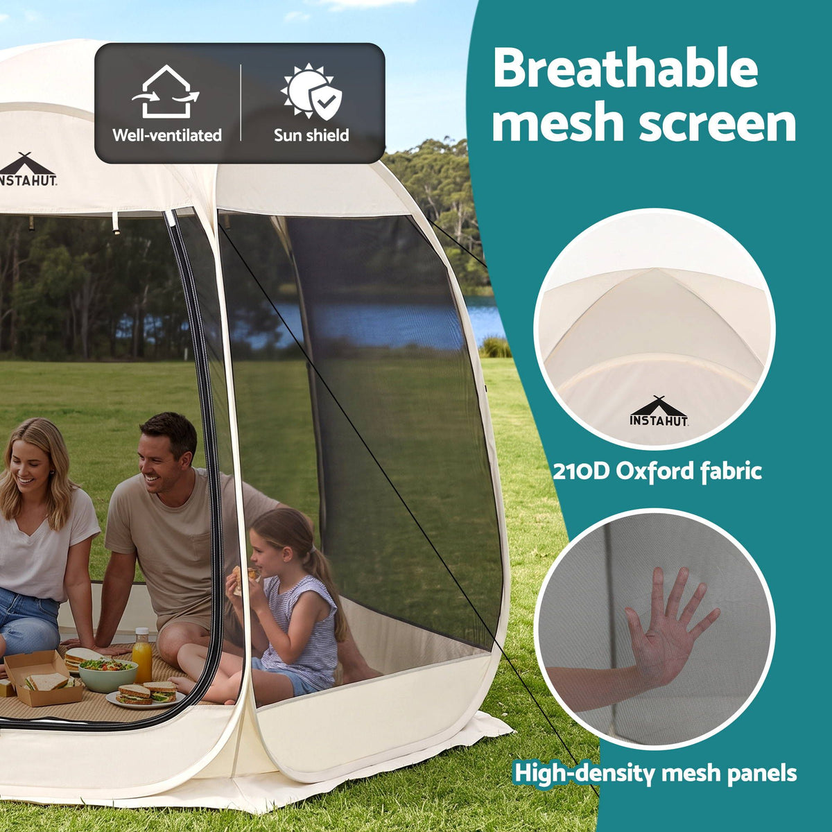 Instahut Pop-Up Gazebo - 2.7 x 1.35m