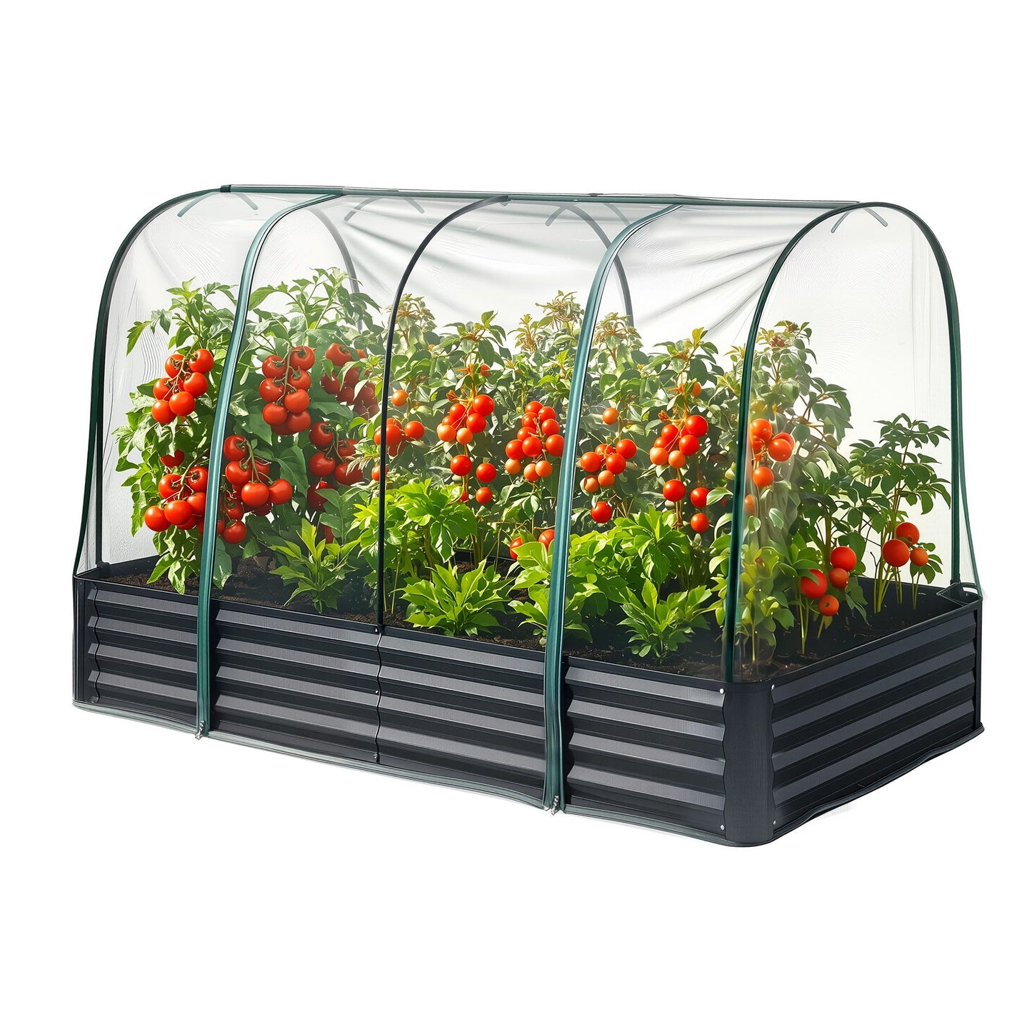 Green Fingers Raised Garden Bed with Mesh Cover 180cm