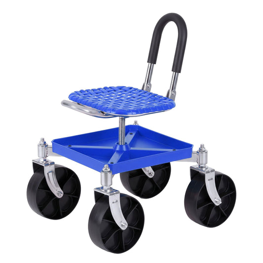 Gardeon Garden Cart Seat Stool - Blue