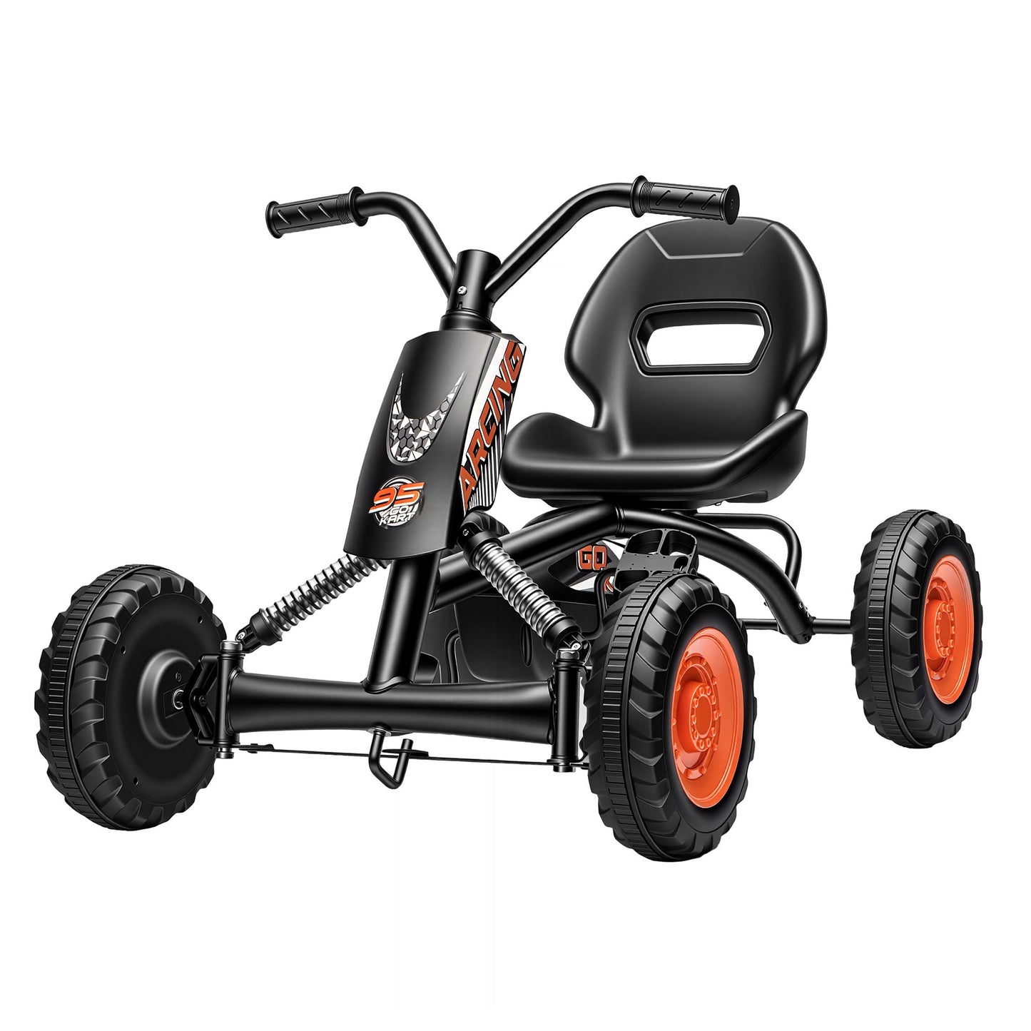 Rigo Kids Pedal Go-Kart - Black