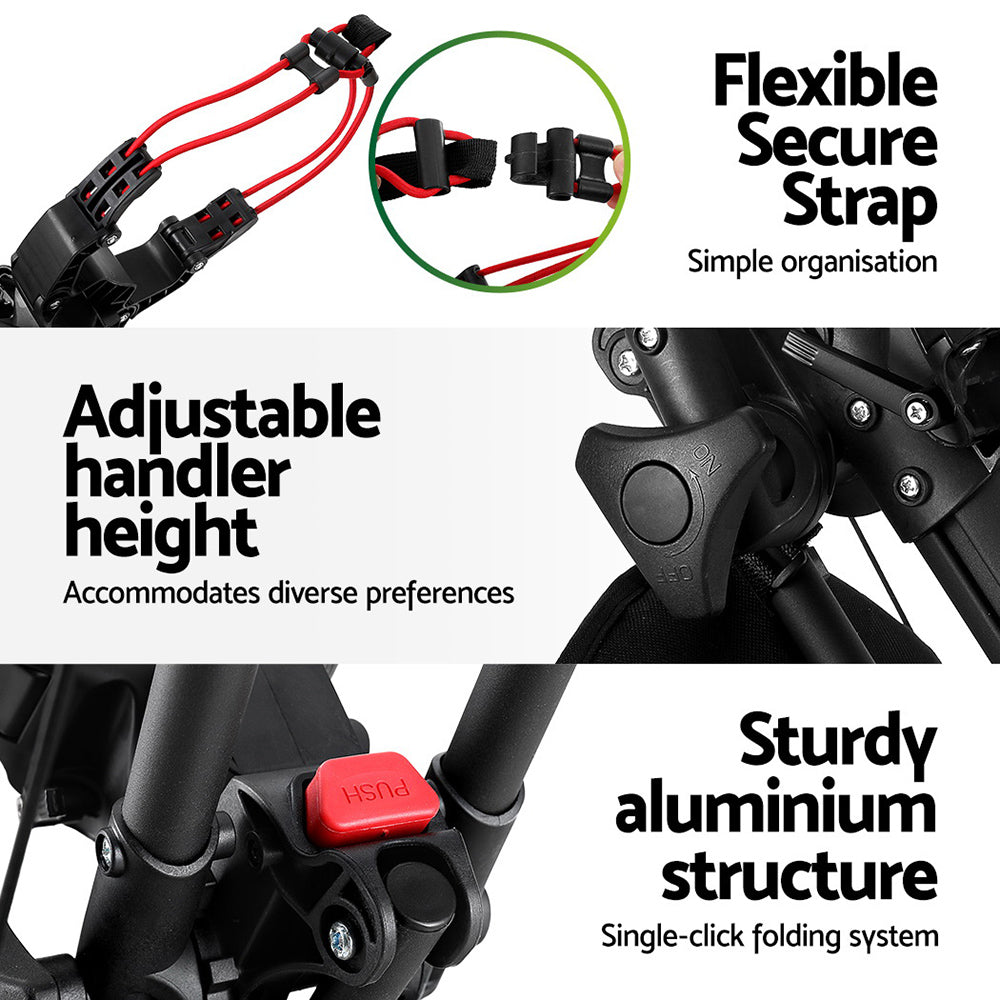 Everfit Foldable Golf Buggy Trolley
