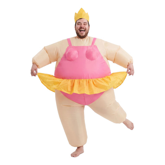 Inflatable Fat Suit Costume - Pink
