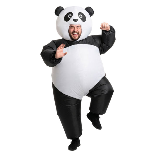 Inflatable Panda Costume - Black