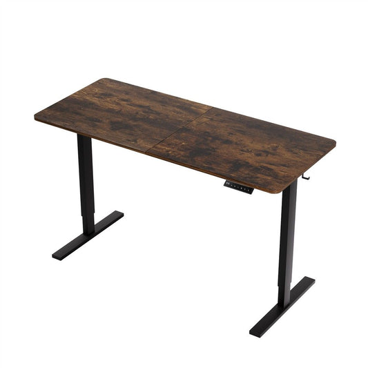 Artiss Height-Adjustable Standing Desk - Brown