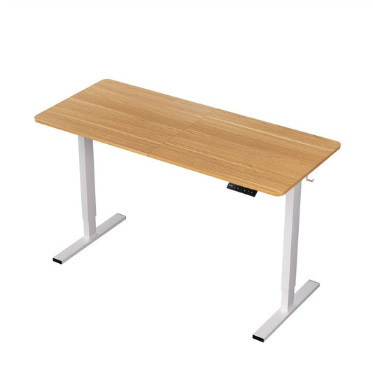 Artiss Height-Adjustable Standing Desk - Oak