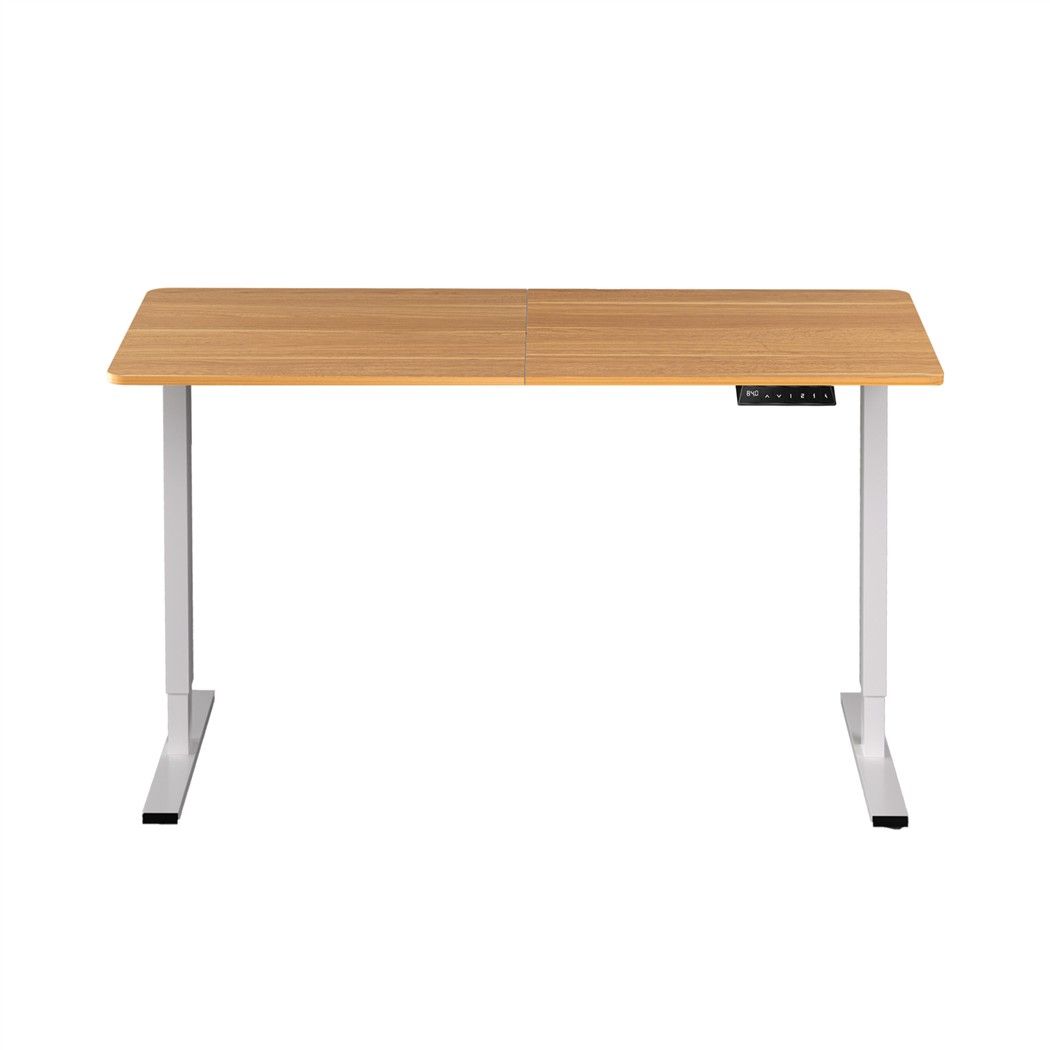 Artiss Height-Adjustable Standing Desk - Oak