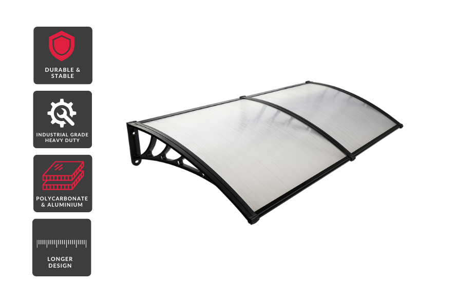 Clearance Window Door Awning Canopy 1.5 x 1m