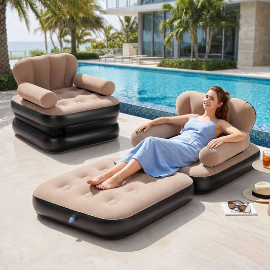 Gardeon Inflatable Lounge Chair with Pump