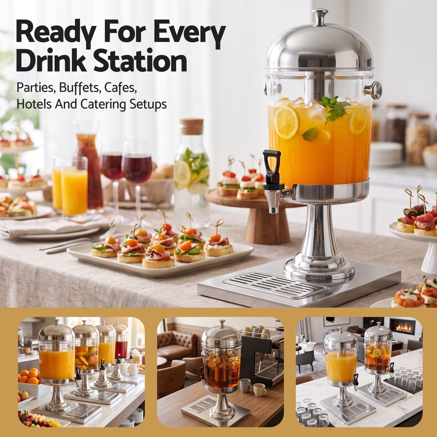 5-Star Chef 8L Beverage Dispenser