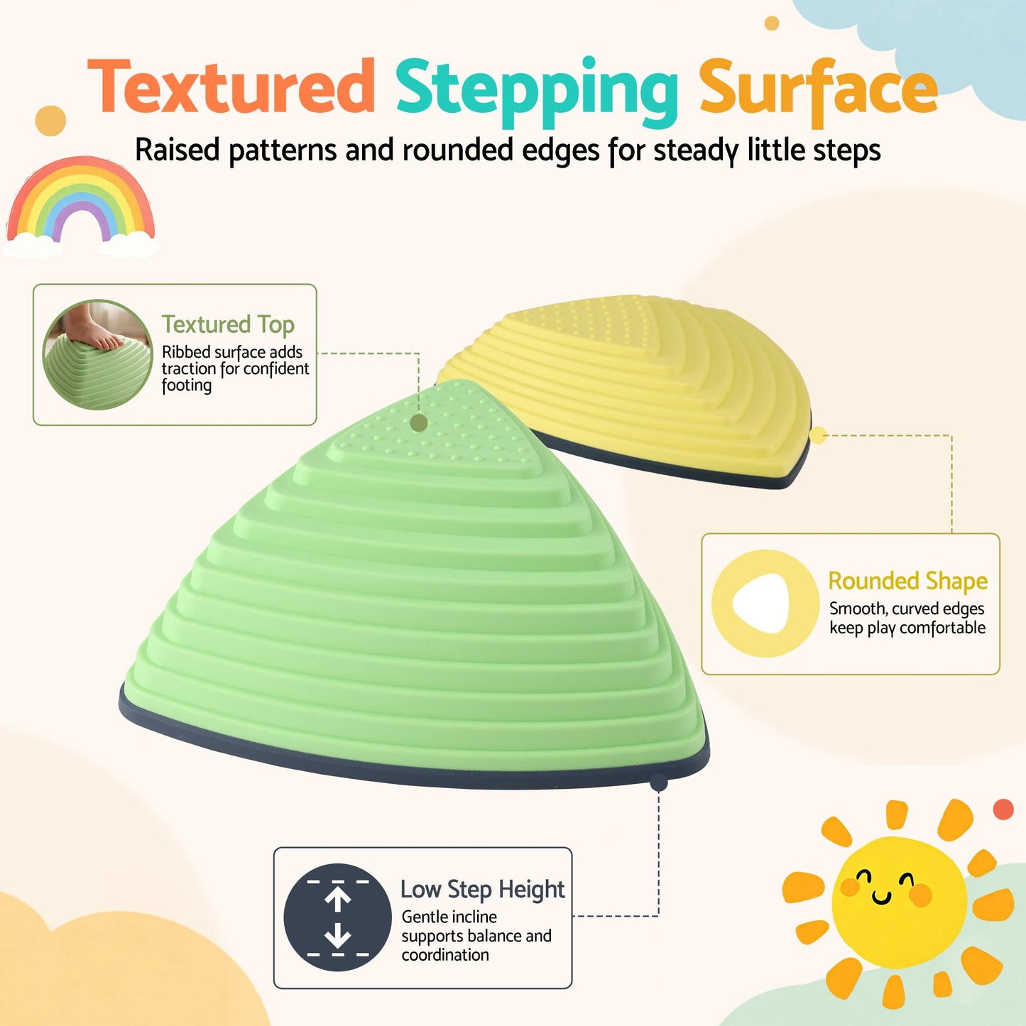 Keezi Stepping Stones - 6 Pack