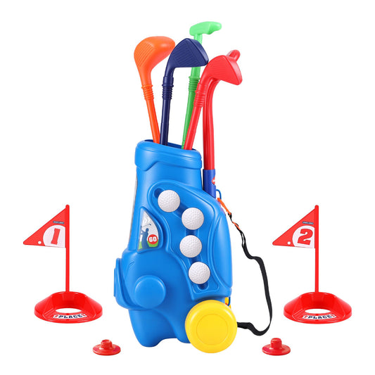 Keezi Kids Golf Set with Pull Cart