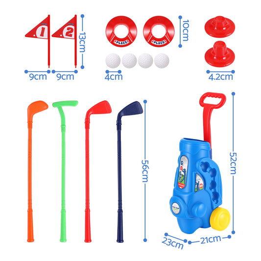 Keezi Kids Golf Set with Pull Cart