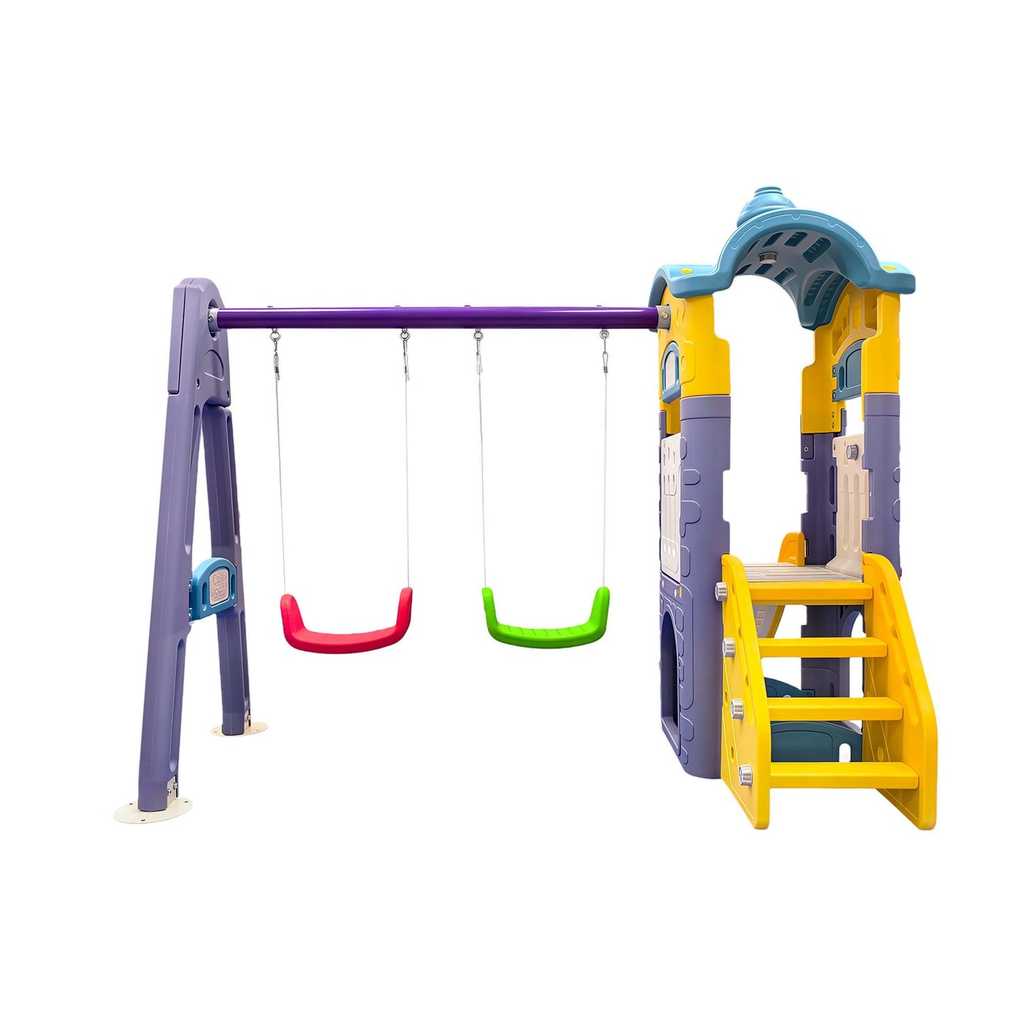 Keezi 4-in-1 Kids Swing & Slide Set