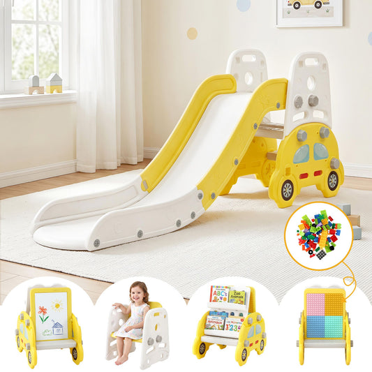 Keezi Kids Indoor Slide Playset - Yellow