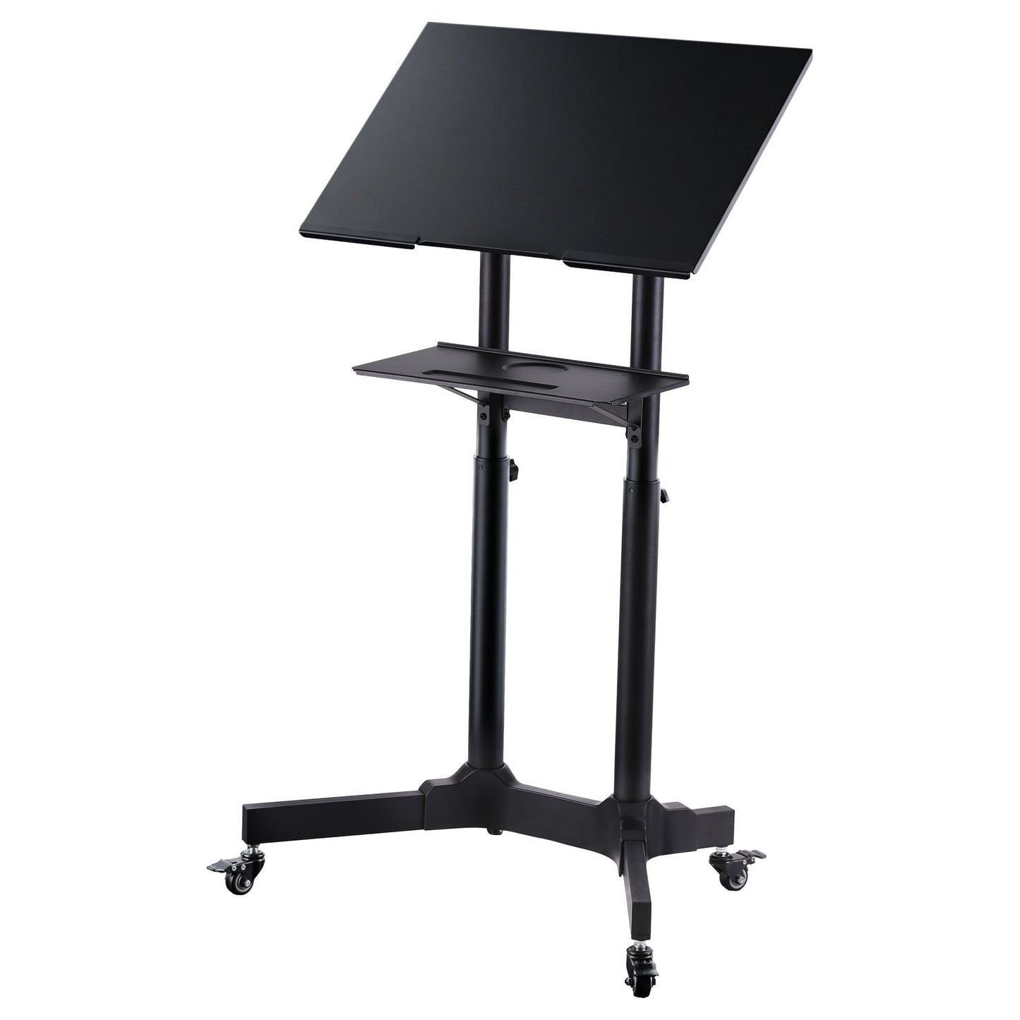 Artiss Mobile Lectern Stand - Black