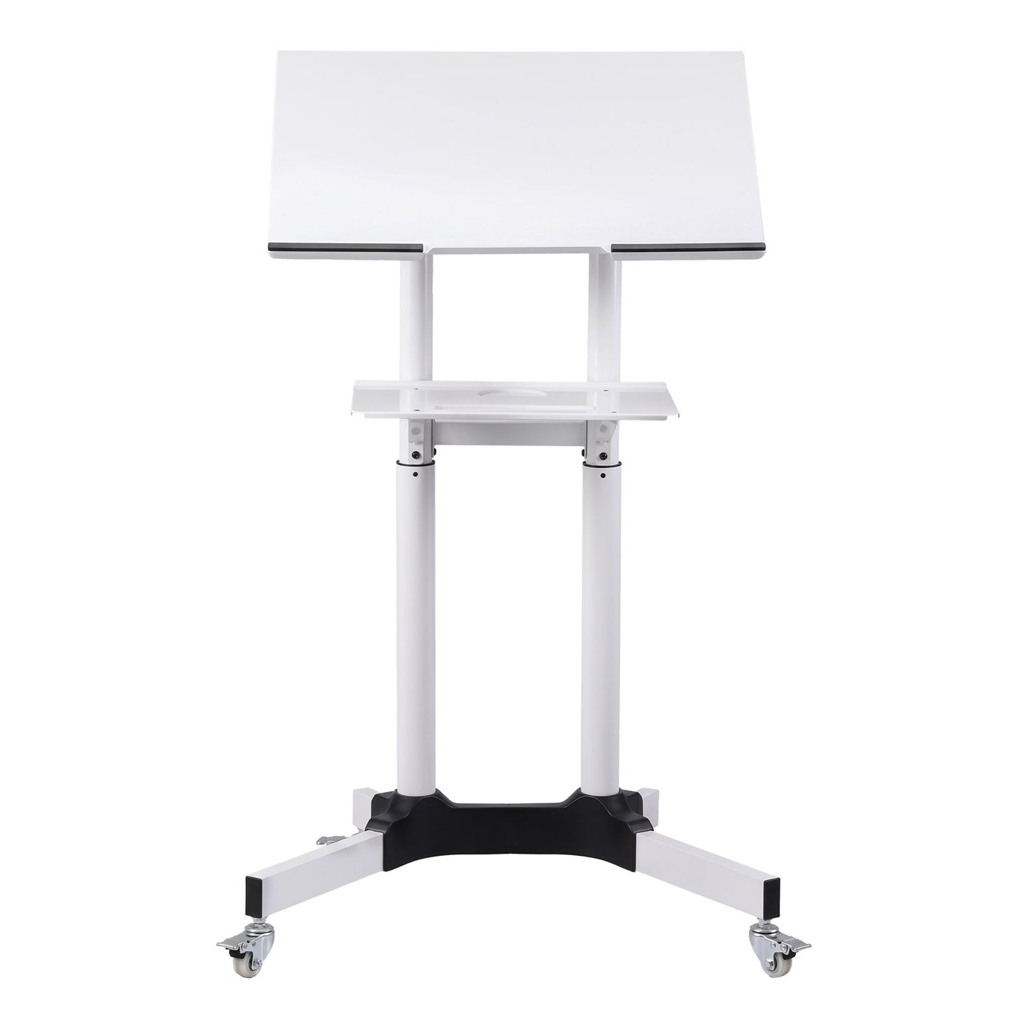 Artiss Mobile Lectern Stand - White