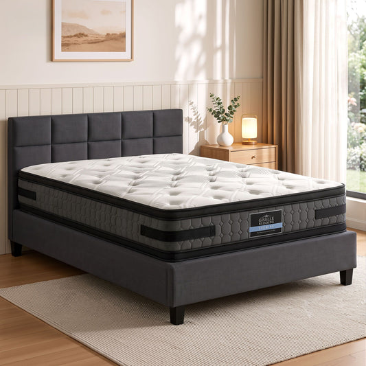 Giselle Queen Mattress & Artiss Bed Frame Bundle