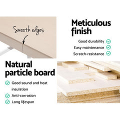 Computer Desk with Drawer Cabinet Oak 100CM