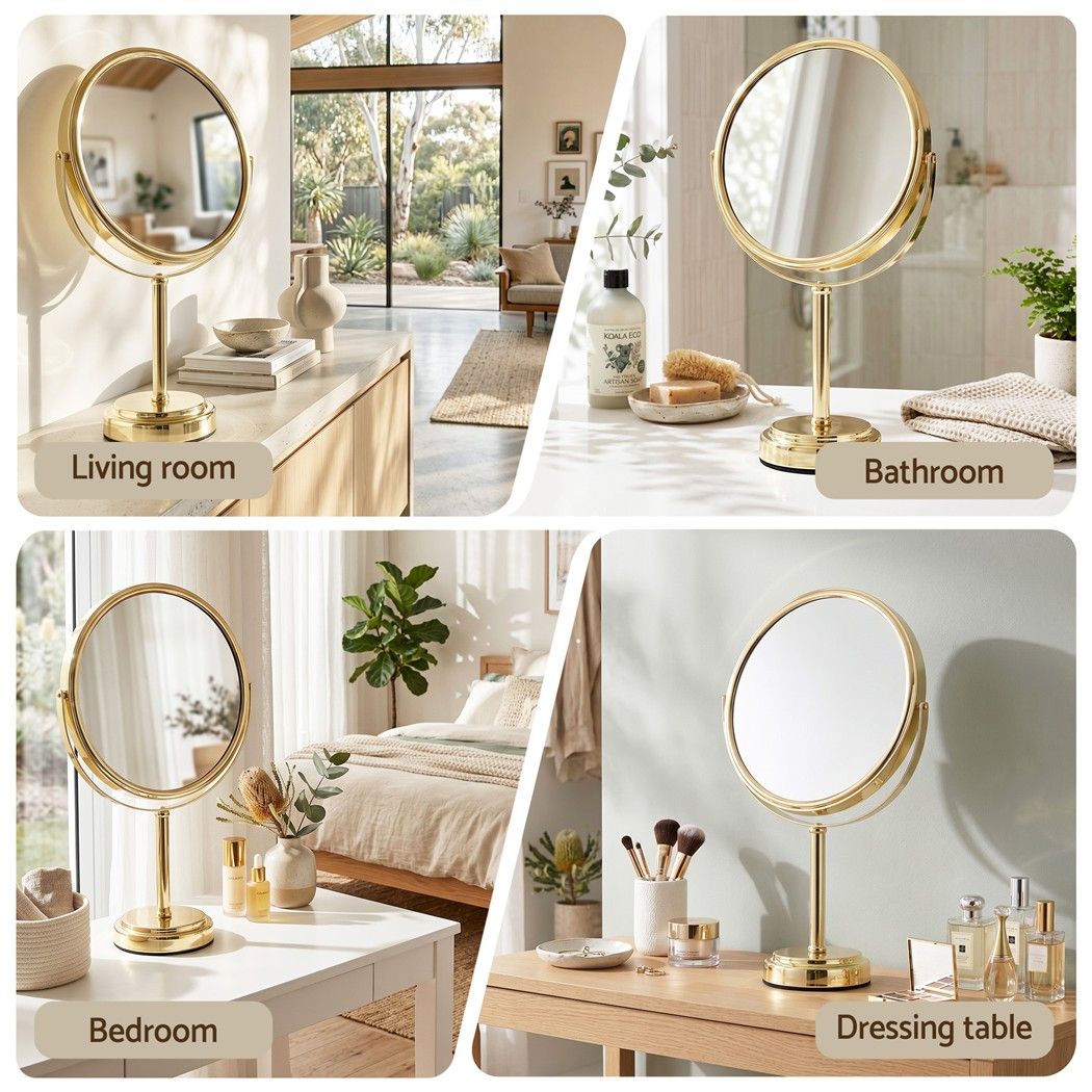 Embellir 5x Magnifying Makeup Mirror - Gold