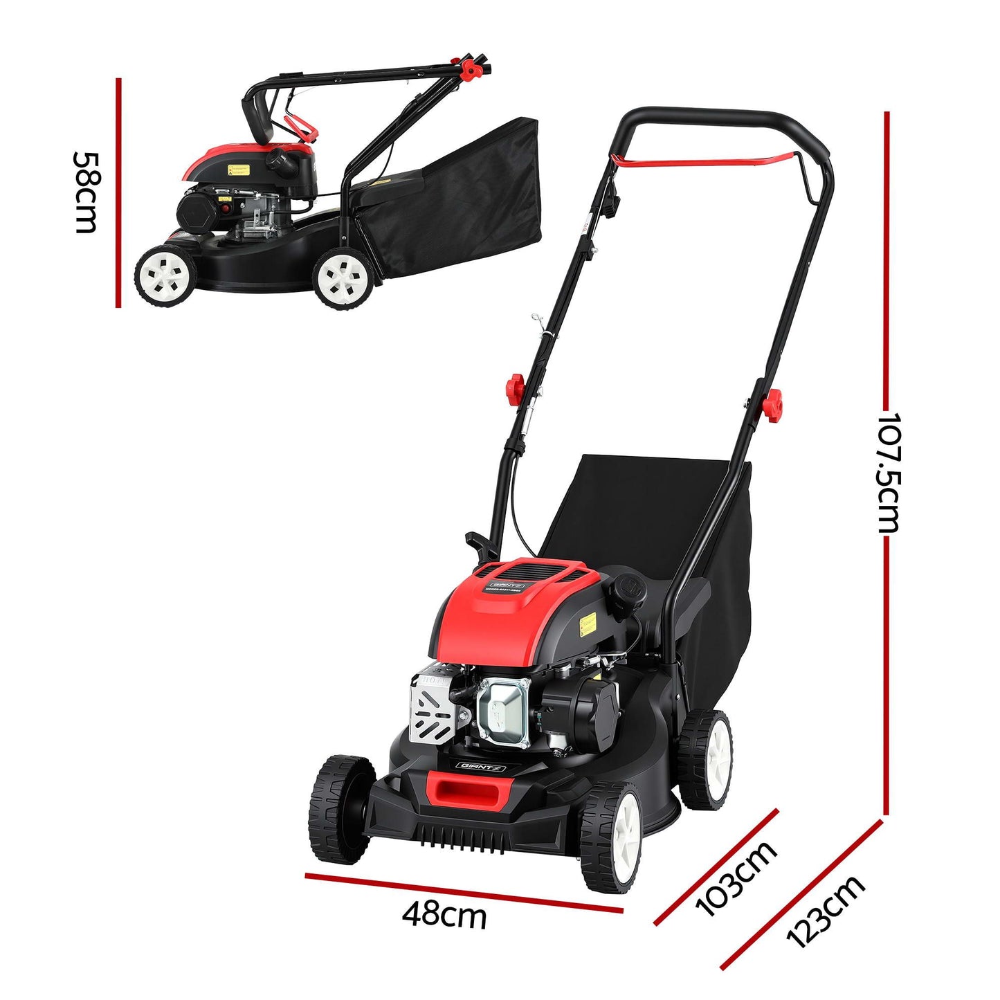 Giantz Petrol Lawn Mower 149cc
