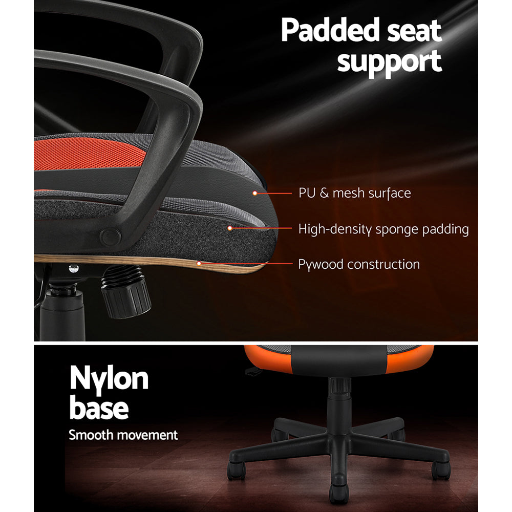 High Back Gaming Office Chair Computer Chairs Orange