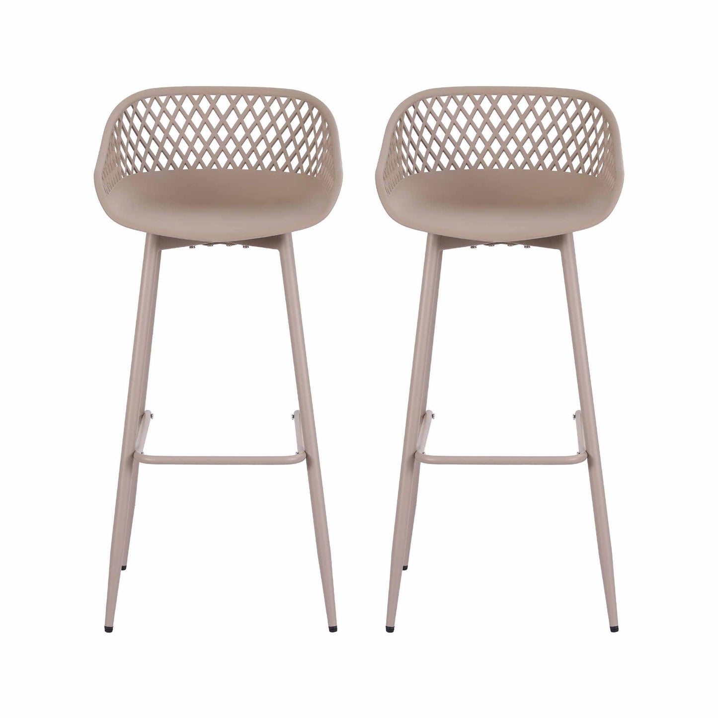Gardeon Outdoor Bar Stools Set of 2 - Coffee