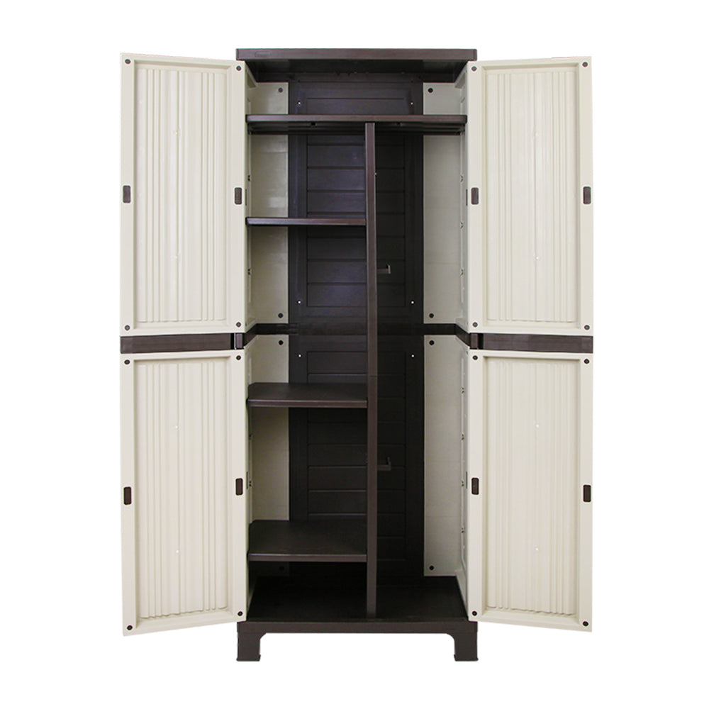 Gardeon Outdoor Storage Cabinet - beige