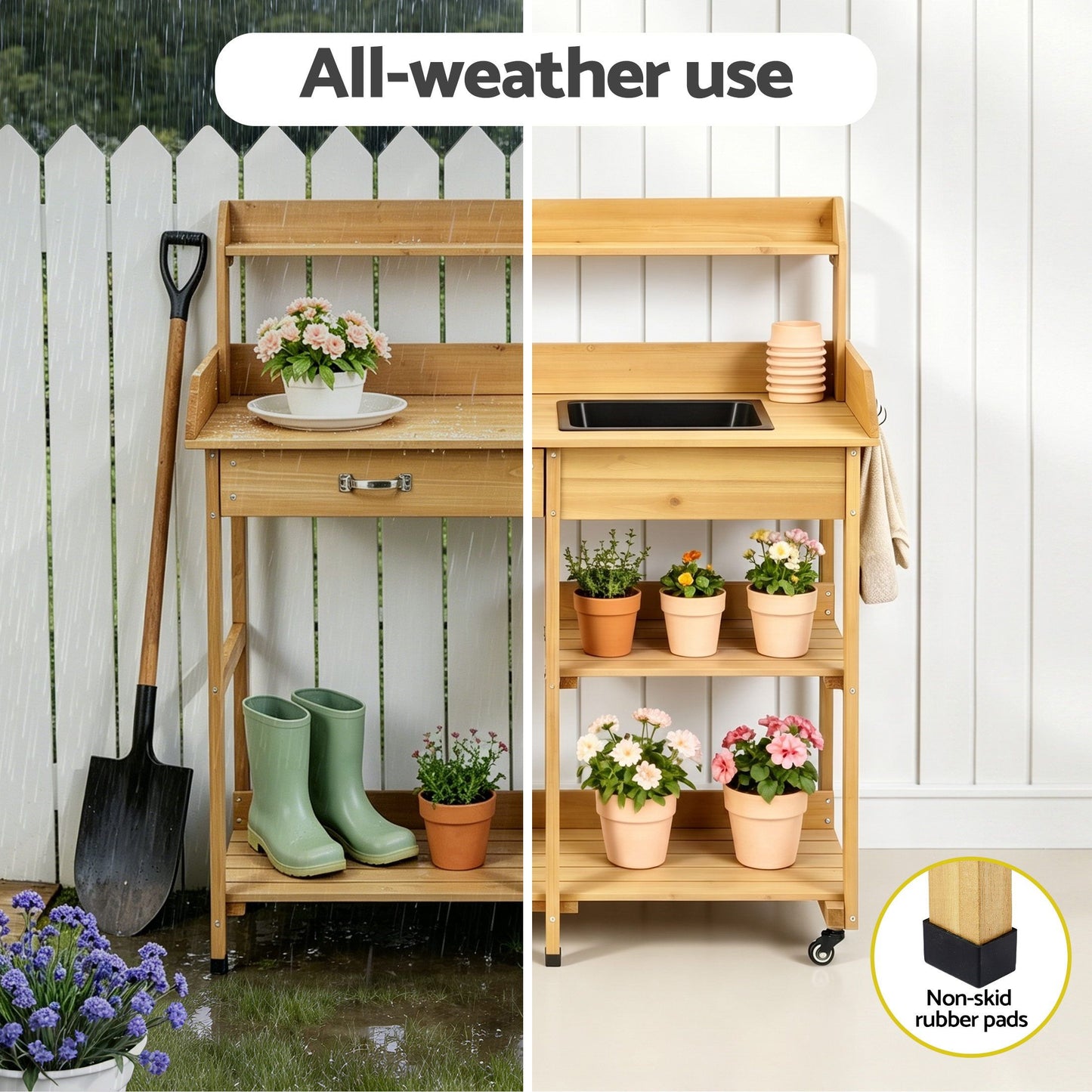Gardeon Wooden Garden Potting Bench