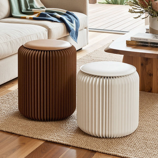 Artiss Accordion Folding Paper Stools Set