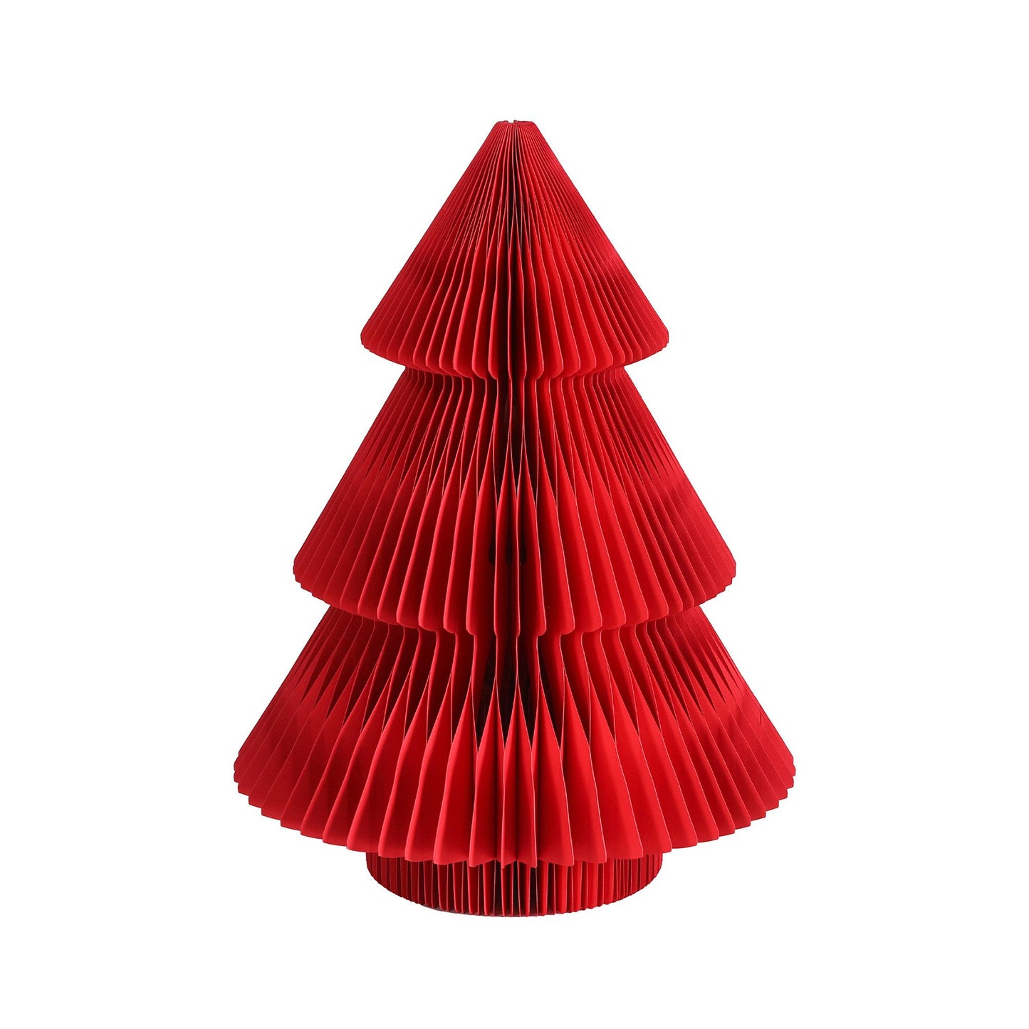 Jingle Jollys Paper Christmas Tree - 47cm - Red