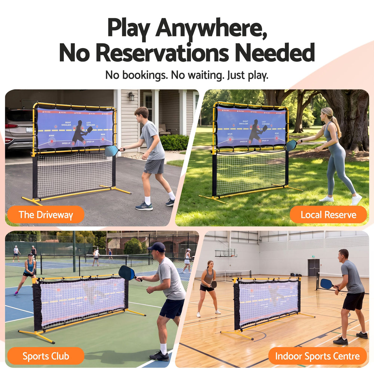 Everfit Pickleball Rebounder Net - 6ft