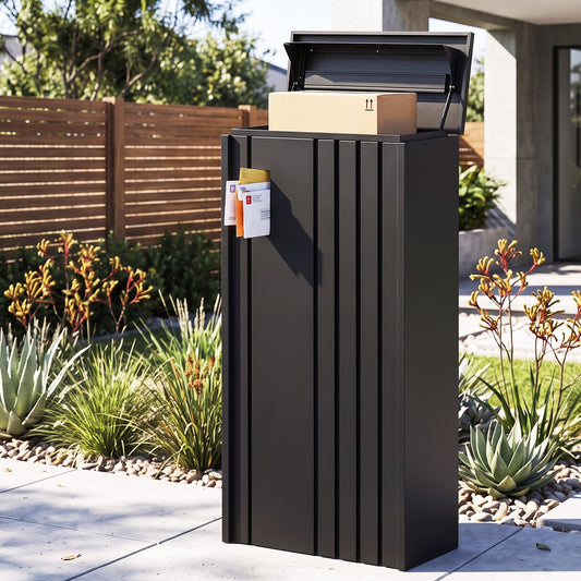 Gardeon Parcel Letterbox - Black