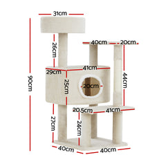 Cat Tree House 90cm