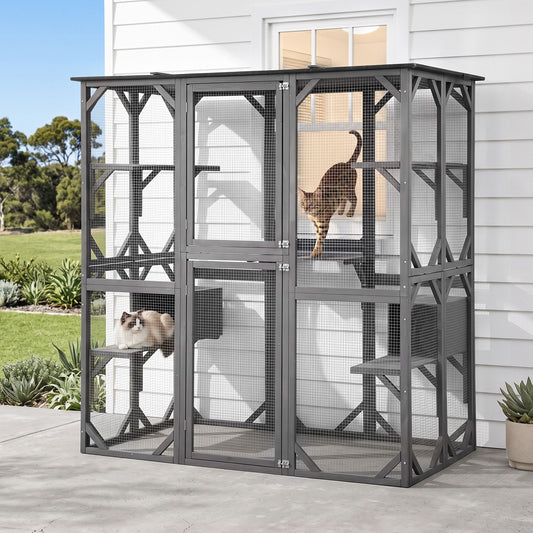 i.Pet Outdoor Cat House - 181cm
