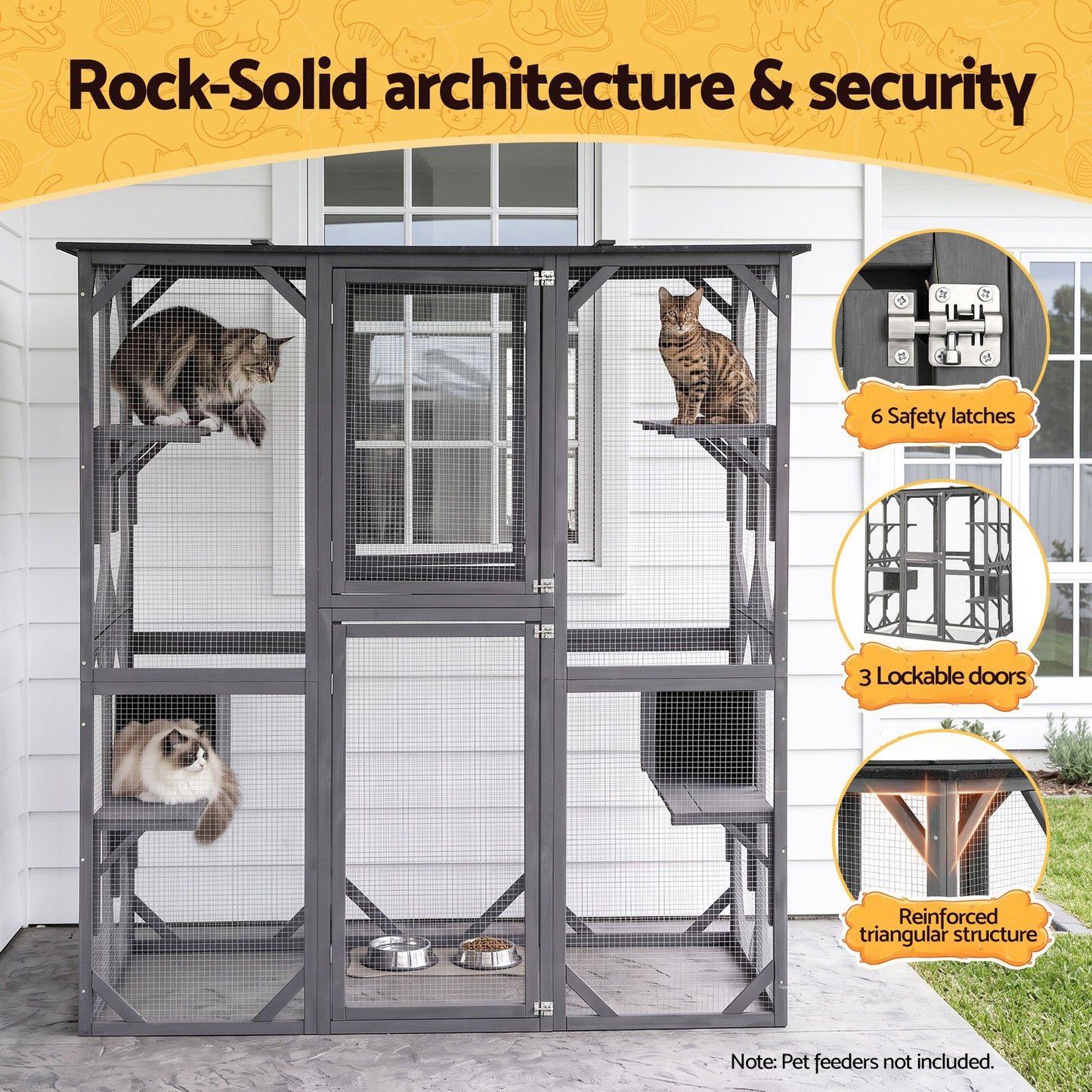 i.Pet Outdoor Cat House - 181cm