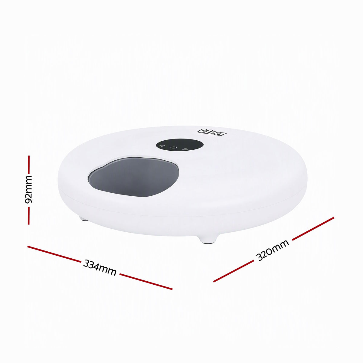 i.Pet Wi-Fi Cat Feeder 6 x 150mL Wet & Dry Food White