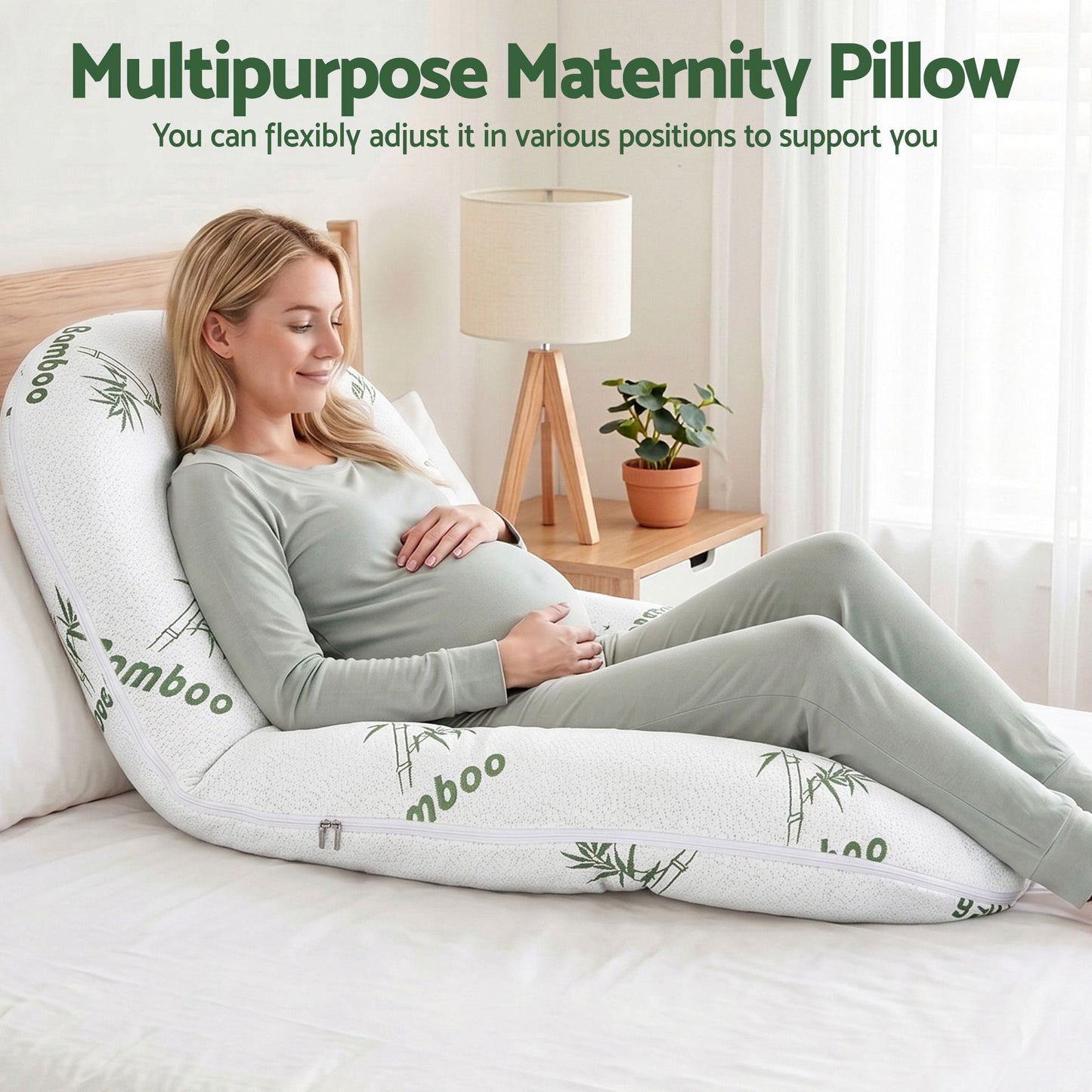Giselle Bedding C-Shaped Pregnancy Pillow