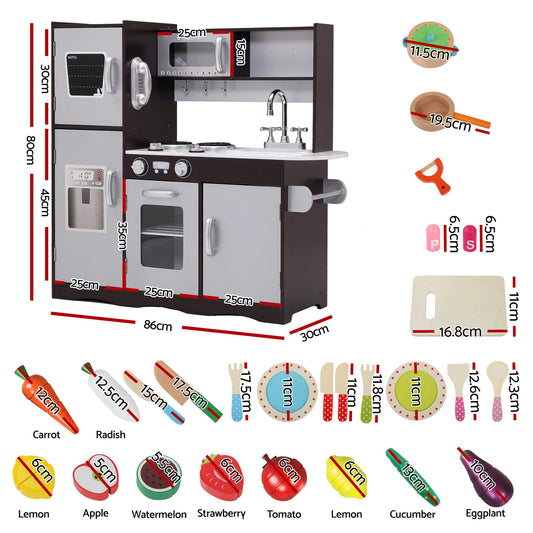 Keezi Kids Wooden Kitchen Playset