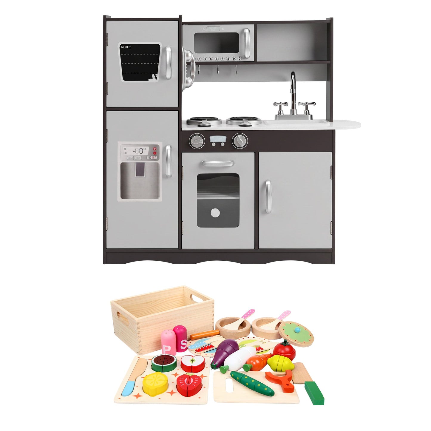 Keezi Kids Wooden Kitchen Playset