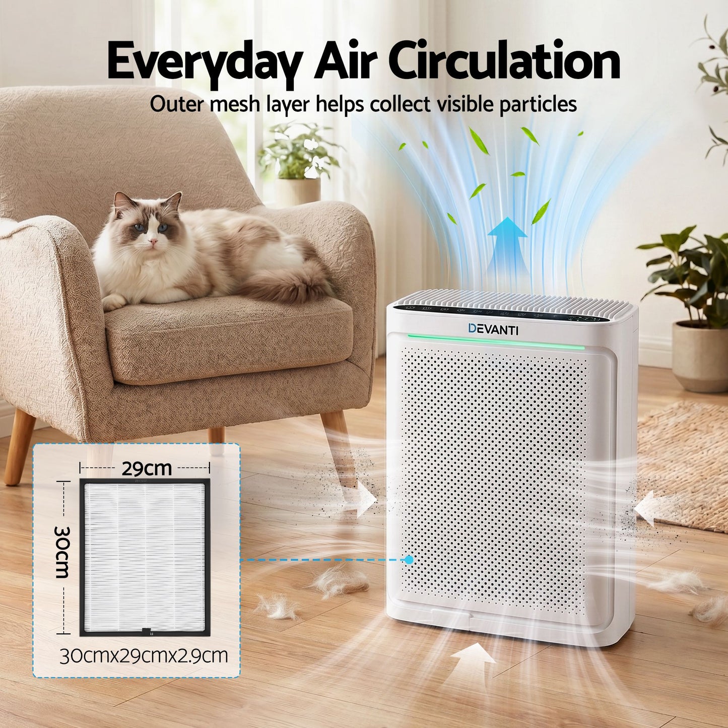 Devanti Air Purifier Replacement Filter