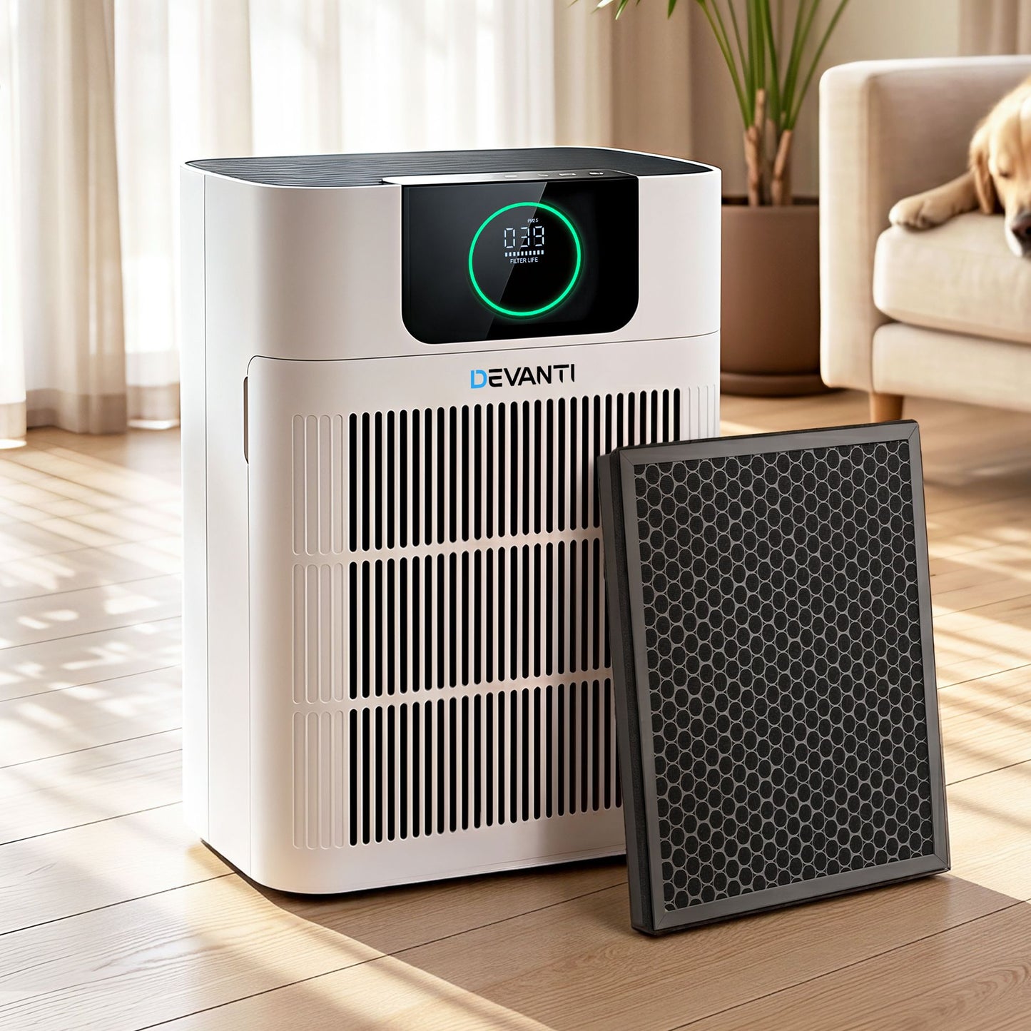 Devanti Pet Air Purifier Replacement Filter - White