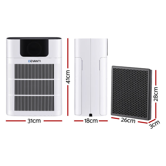 Devanti Pet Air Purifier Replacement Filter - White